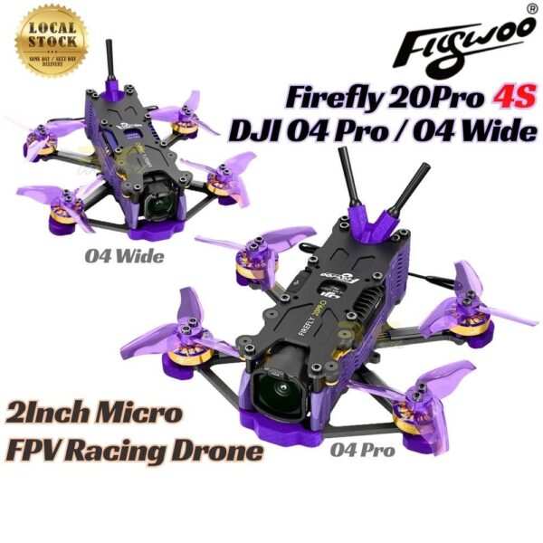 Flywoo Firefly 20PRO 4S DJI O4 / O4 Wide / WTFPV Without Camera VTX 2 Inch PNP/ELRS 2.4G Micro Freestyle FPV Drone Firefly20-O4