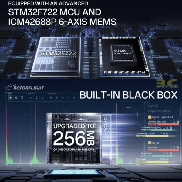 8cf12bc62d8c36005c49a2035dddb458.jpeg RadioMaster Nexus-XR Helicopter Flight Controller ICM42688P 6-axis Integrated 2.4GHz ELRS RX For RC Helicopter TX-Nexus