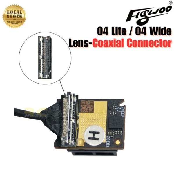 8ee9184be5c003135f42dd529ad5ee23.jpeg Flywoo O4 Lite / O4 Wide Lens Coaxial Connector Cable Replacement Part for DJI O4 Air Unit FPV Drone FW4724