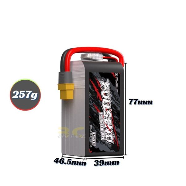 8fbb0b8dd18945805f6701a4e837a39a.jpeg iFlight FULLSEND 1550mAh 150C 6S1P 22.2V Lipo Battery With XT60H Plug MX1550/150-6S