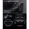 BetaFPV Aquila20HD 2S Digital FPV Kit Brushless LiteRadio 4 SE Radio+VR04HD Goggles+2Pcs HV 1100Mah Battery RTF