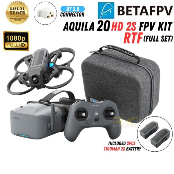 ac24a5604a9ae31fd80eb4829fada2a1.jpeg BetaFPV Aquila20HD 2S Digital FPV Kit Brushless LiteRadio 4 SE Radio+VR04HD Goggles+2Pcs HV 1100Mah Battery RTF