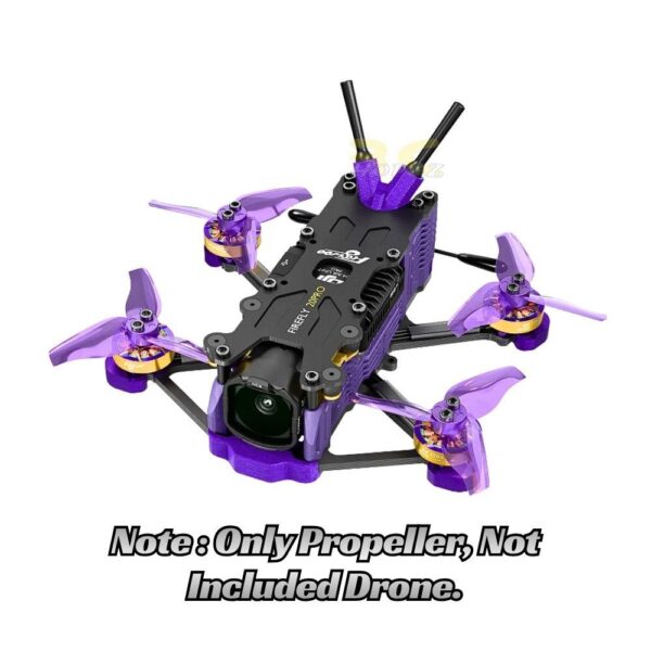 b932a00bc29075f14785e53df1f90cb0.jpeg Gemfan Hurricane 2023 3-Blade Purple Color Propeller 1.5mm Shaft For Flywoo Firefly 20Pro/Mobula8 (4Pair/8Pcs)FW2023-1.5