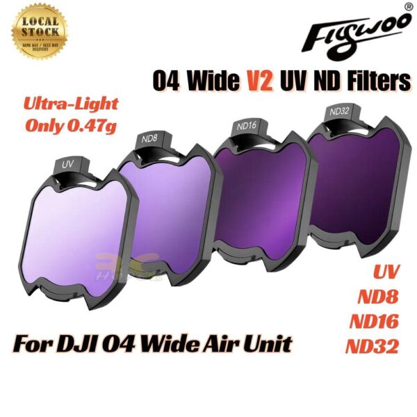 eaf60cced34adc4ace48b2f026055d97.jpeg Flywoo DJI O4 Wide UV ND Filters V2 ND8 ND16 ND32 For O4 Wide FPV Drone Flywoo Firefly 20Pro 4S O4 Wide FW5309