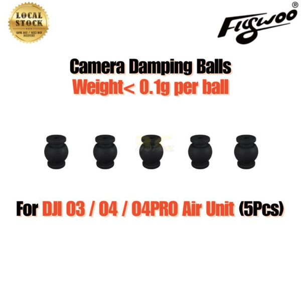 42b8aa0b6086f4b9c196adc72f5e7f77.jpeg Flywoo Camera Rubber Damping Balls for DJI Air Unit O3/O4/O4PRO (5pcs) FW-Damping Balls