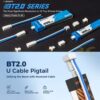 BetaFPV BT2.0 Series Connector Cable Pigtail Adapter Cable (compatible with GNB A30 connector) BT2.0