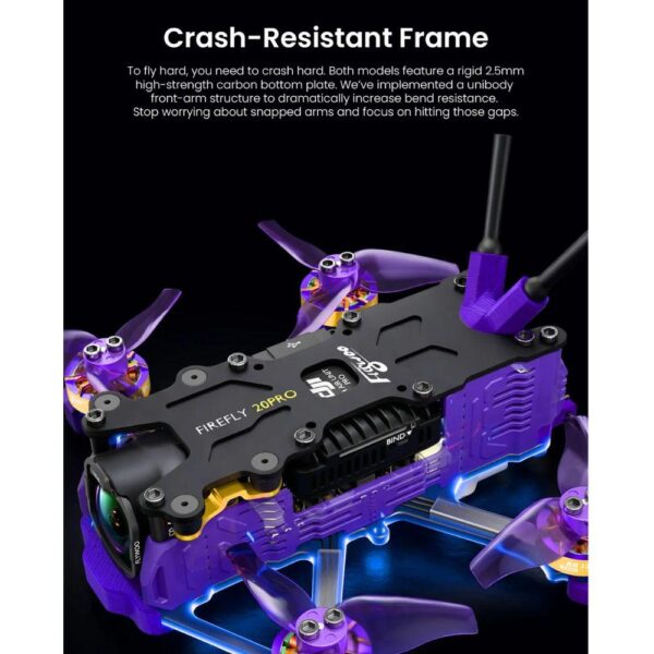 74fb9d6d601449bdc748a6b0d26e33c1.jpeg Flywoo Firefly 20Pro 4S Frame Kit Compatible DJI O4/ O4 Pro HDZero Walksnail Digital FPV System FW-Firefly 20Pro Frame