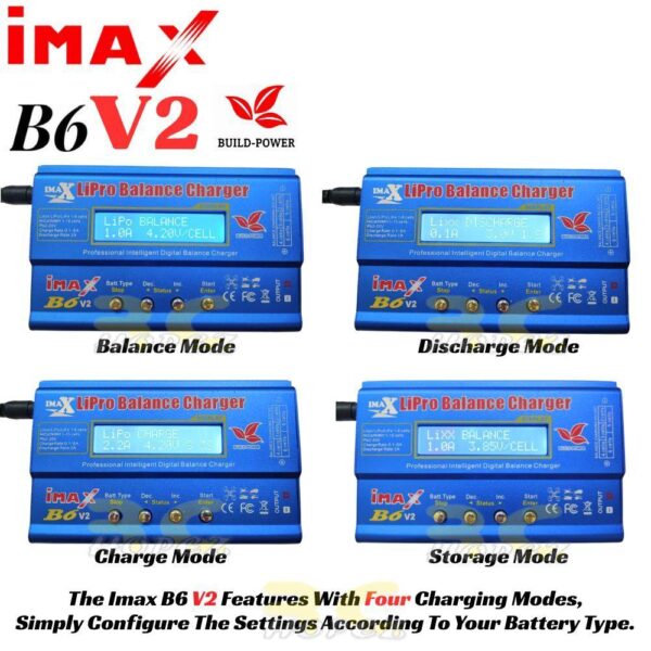 c239e862ae64c5efbec219ab1a2d5538.jpeg IMAX B6 V1 V2 80W Balance Charger LiPo LiHv Lilo LiFe 1-6S NiHM/Cd & Pb With 15V Adapter For RC Drone Aeroplane Boat Car