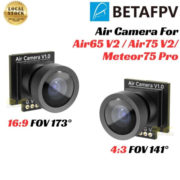 BETAFPV Air Camera 16:9 173° FOV or 4:3 141° FOV Aspect Ratios for Air65 V2 Air75 V2 Meteor75 Pro BT-Air Camera