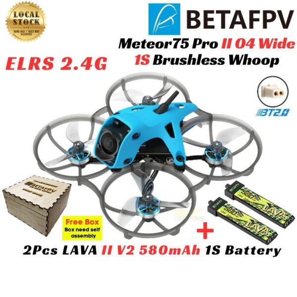 13ec26da2ae6e96296d88380274722e3.jpeg BetaFPV Meteor75 Pro II V2 DJI O4 Wide /Without HD VTX 1S Brushless Whoop ELRS 2.4G FPV Drone + Radiomaster Pocket / T8L