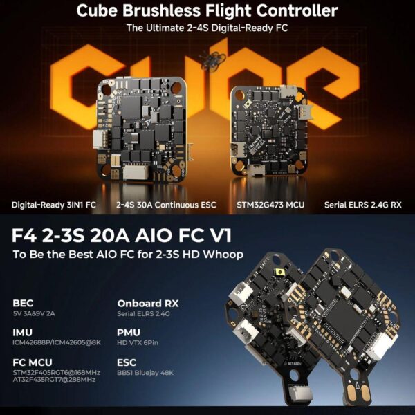 BetaFPV Pavo20 Pro II V2 3S 4S DJI O4 PRO/Without HD VTX Camera Brushless 2.2Inch Whoop ELRS 2.4G FPV Drone BT-PV20 V2