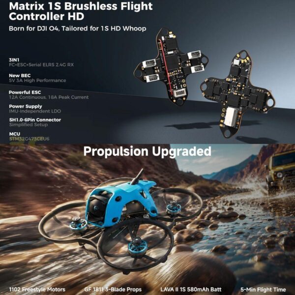 687550217389f54f085724f99ecb4aaf.jpeg BetaFPV Meteor75 Pro II V2 DJI O4 Wide /Without HD VTX 1S Brushless Whoop ELRS 2.4G FPV Drone + Radiomaster Pocket / T8L