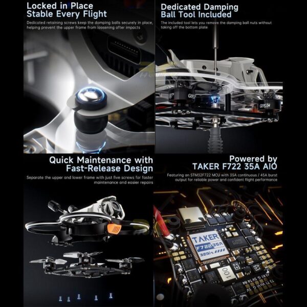 0e1f5809096f2639b7a449b643a72324.jpeg GEPRC DarkStar25 FPV Drone DJI O4 PRO/ O4 Wide/WTFPV Without Camera VTX 4S 2.5 Inch With GPS PNP/ELRS 2.4G CineWhoop