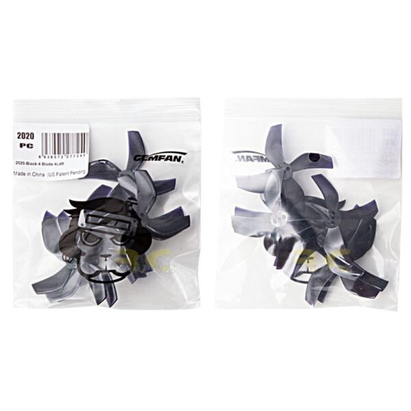 Gemfan D51 51mm 2Inch 4 Blade 1.5mm Hole Ducted Cinewhoop Propeller for DJI NEO 1 DJI NEO 2 Drone(4 pairs /8pcs)