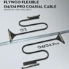 4e508fb2d0a18f75cf6643f4877d4096.jpeg Flywoo Flexible DJI O4 / DJI O4 PRO Coaxial Cable Length 60mm 100mm 150mm 200mm FPV Drone Accessory FW4184