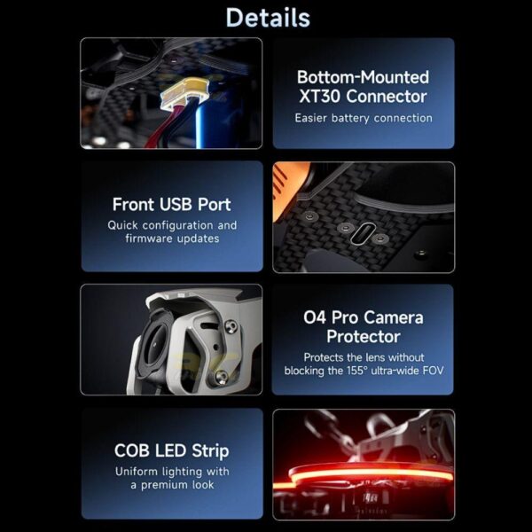 57db2380deda4059a2bd8ef9b34d025b.jpeg GEPRC DarkStar25 FPV Drone DJI O4 PRO/ O4 Wide/WTFPV Without Camera VTX 4S 2.5 Inch With GPS PNP/ELRS 2.4G CineWhoop