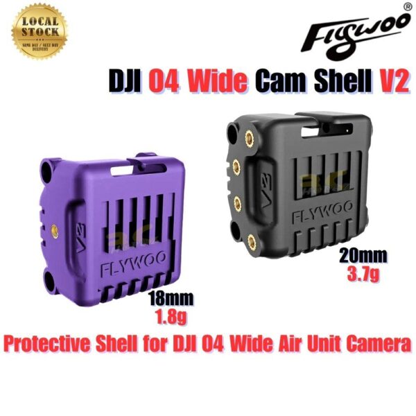588537f804cf4e64de5d35f7e0f39db1.jpeg Flywoo DJI O4 Wide Cam Shell V2 Protective Shell for DJI O4 Wide Air Unit FW5276