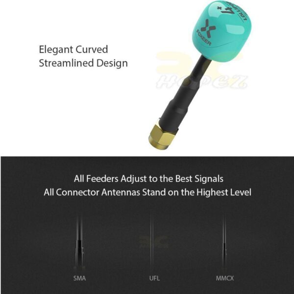 71b226207d0bdc14c19cec7b7cc800db.jpeg Foxeer Lollipop 4 Plus 5.8G 2.6Dbi RHCP High Gain FPV Omni Antenna – SMA/SMA Angle/RP-SMA/UFL/MMCX/MMCX Angle XJ521N