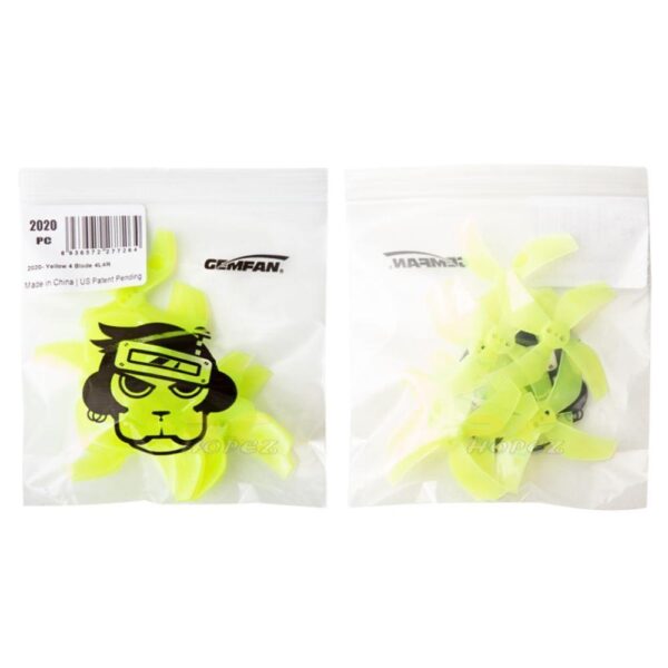 Gemfan D51 51mm 2Inch 4 Blade 1.5mm Hole Ducted Cinewhoop Propeller for DJI NEO 1 DJI NEO 2 Drone(4 pairs /8pcs)