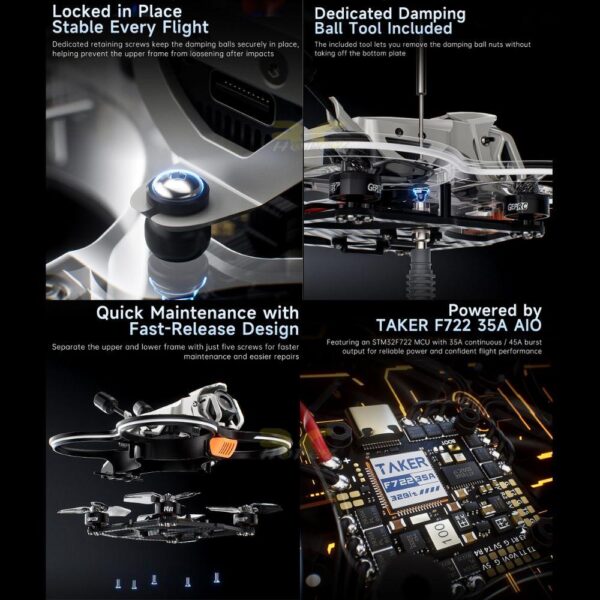 84ca2b53af407784fe92b109317cc22b.jpeg GEPRC DarkStar25 FPV Drone DJI O4 PRO/ O4 Wide/WTFPV Without Camera VTX 4S 2.5 Inch With GPS PNP/ELRS 2.4G CineWhoop