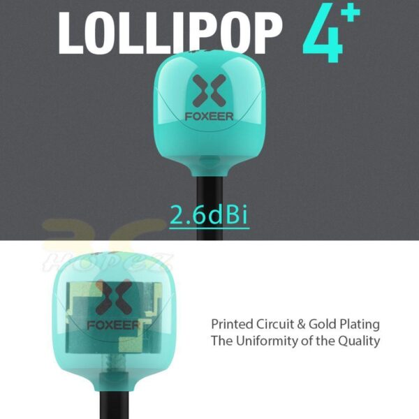 9b457ad1ecc50617bf825bcc16ce5682.jpeg Foxeer Lollipop 4 Plus 5.8G 2.6Dbi RHCP High Gain FPV Omni Antenna – SMA/SMA Angle/RP-SMA/UFL/MMCX/MMCX Angle XJ521N