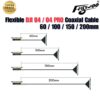 9de770b46ec1f9e00abea4b948cb7e99.jpeg Flywoo Flexible DJI O4 / DJI O4 PRO Coaxial Cable Length 60mm 100mm 150mm 200mm FPV Drone Accessory FW4184