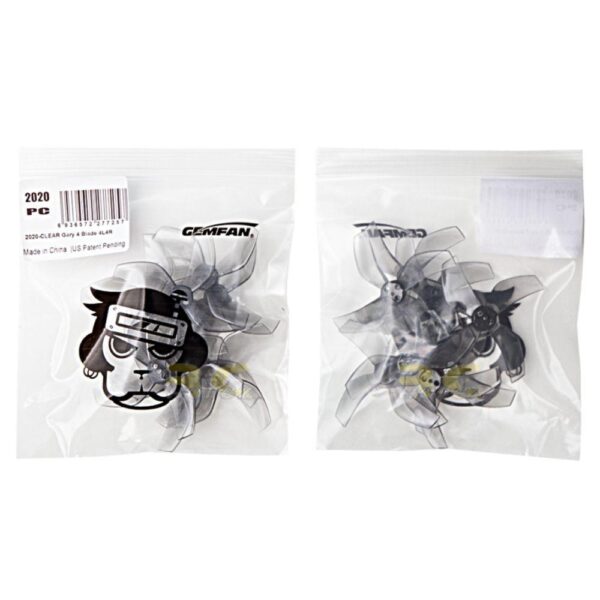 Gemfan D51 51mm 2Inch 4 Blade 1.5mm Hole Ducted Cinewhoop Propeller for DJI NEO 1 DJI NEO 2 Drone(4 pairs /8pcs)