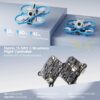 BetaFPV Meteor75 Pro II V2 Analog 75mm 1S Brushless Whoop 173° FOV Air Camera ELRS FPV Drone+RMaster Pocket/T8L