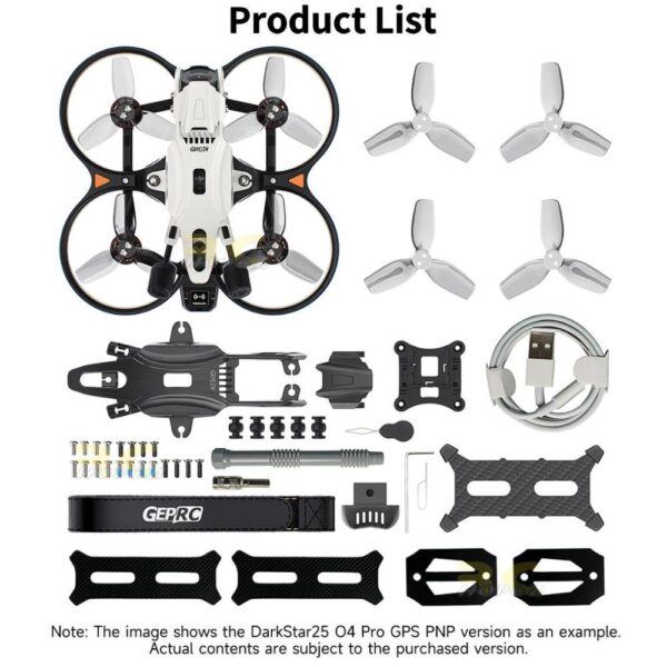 c063ef0182b830b9eb562c904c44cc21.jpeg GEPRC DarkStar25 FPV Drone DJI O4 PRO/ O4 Wide/WTFPV Without Camera VTX 4S 2.5 Inch With GPS PNP/ELRS 2.4G CineWhoop