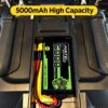 HATE K12 5000mah 2S 8C 7.4V Lipo Transmitter Battery with XT30 JR Futaba Plug For Boxer TX16S TX15 HT5000/8-2S3