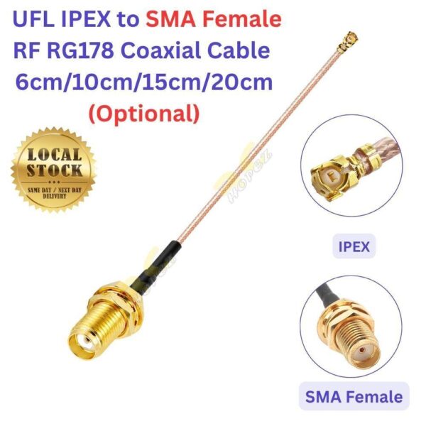 c559895905a8c2d29c60b99754f2180c.jpeg RF RG178 Coaxial Cable UFL IPEX to SMA Female Extension Cable 6/10/15/20cm For FPV VTX Wi-Fi Radios Antenna FX1240-N