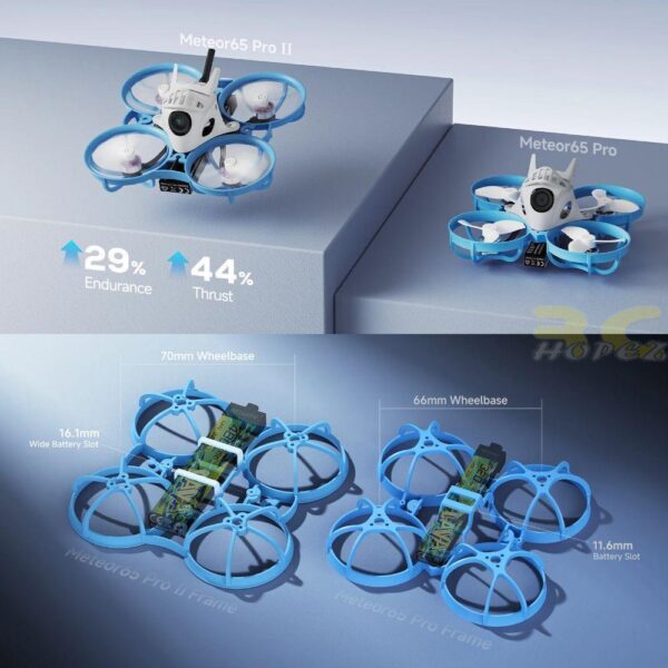 e2f4761762e51894215c646ba29de412.jpeg BetaFPV Meteor65 Pro II V2 Analog 65mm 1S Brushless Whoop 173° FOV Air Camera ELRS FPV Drone+RMaster Pocket/T8L
